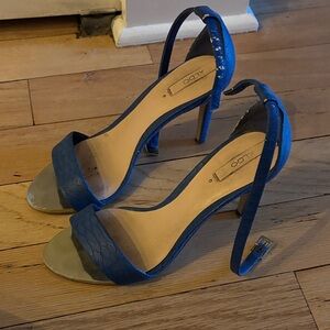 Aldo Elegant Blue Strappy Heels